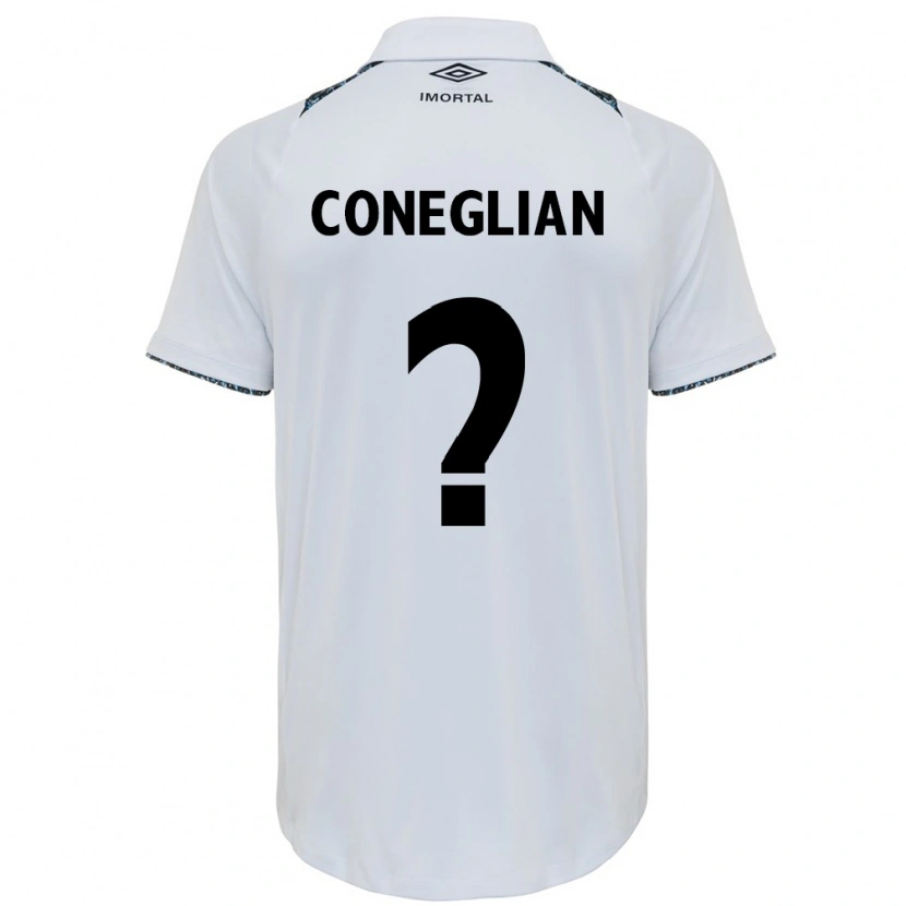 Danxen Homem Camisola Arthur Coneglian #0 Branco Azul Alternativa 2025/26 Camisa Brasil