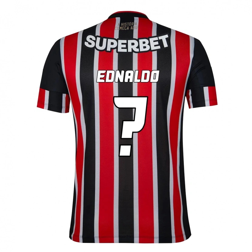 Danxen Homem Camisola José Ednaldo #0 Preto Vermelho Alternativa 2025/26 Camisa Brasil
