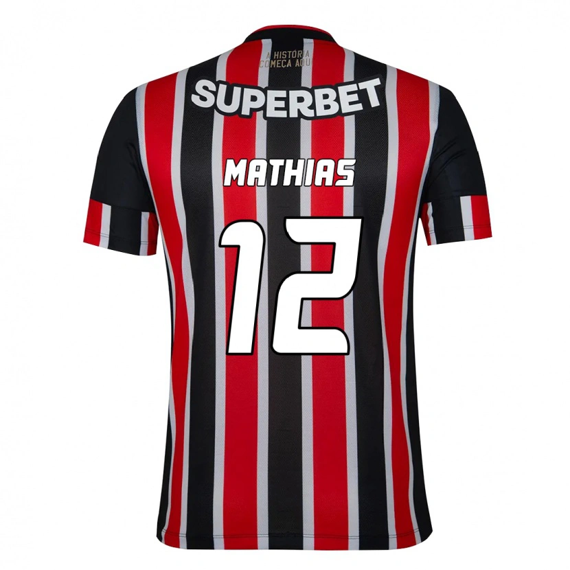 Danxen Homem Camisola Leandro Mathias #12 Preto Vermelho Alternativa 2025/26 Camisa Brasil