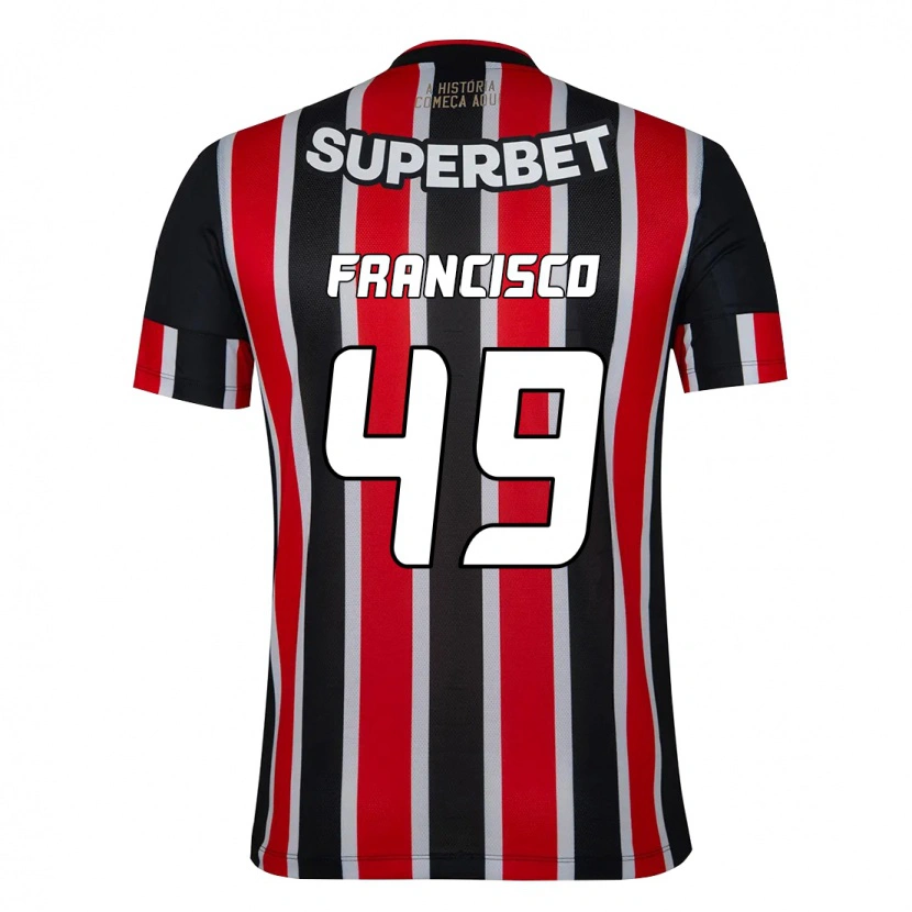 Danxen Homem Camisola Ryan Francisco #49 Preto Vermelho Alternativa 2025/26 Camisa Brasil