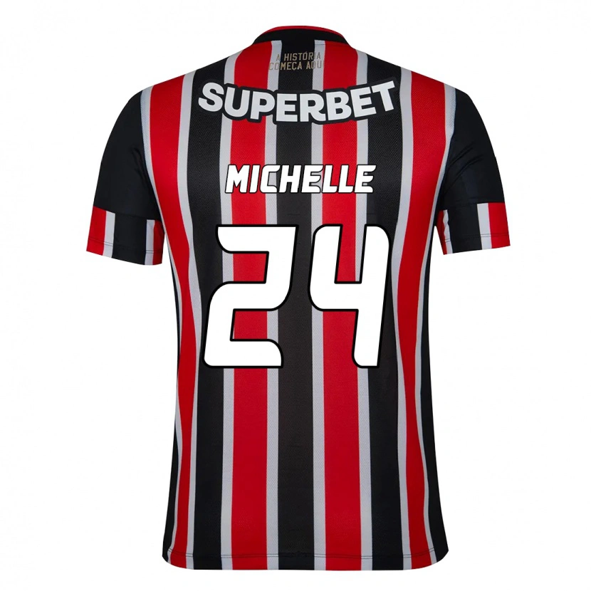 Danxen Homem Camisola Michelle #24 Preto Vermelho Alternativa 2025/26 Camisa Brasil