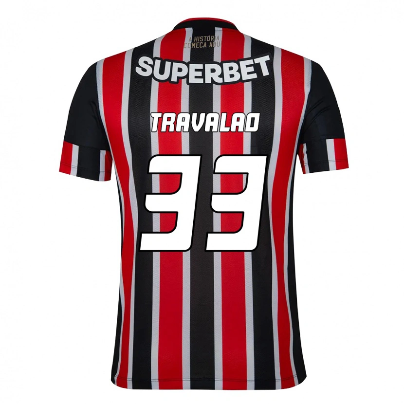 Danxen Homem Camisola Rafa Travalão #33 Preto Vermelho Alternativa 2025/26 Camisa Brasil