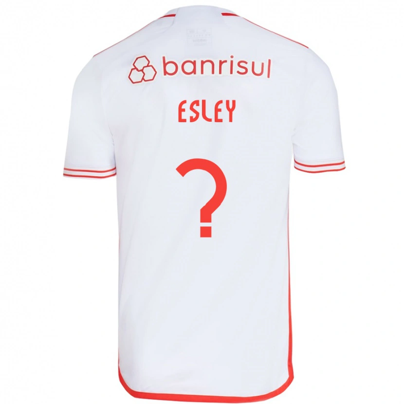 Danxen Homem Camisola Esley #0 Branco Vermelho Alternativa 2025/26 Camisa Brasil