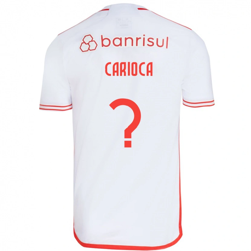 Danxen Homem Camisola Carioca #0 Branco Vermelho Alternativa 2025/26 Camisa Brasil