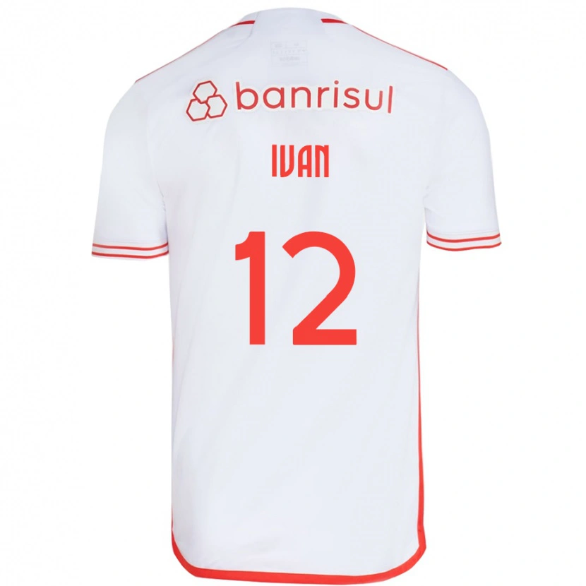 Danxen Homem Camisola Ivan #12 Branco Vermelho Alternativa 2025/26 Camisa Brasil