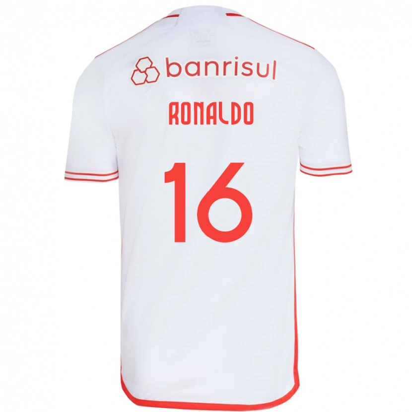 Danxen Homem Camisola Ronaldo #16 Branco Vermelho Alternativa 2025/26 Camisa Brasil