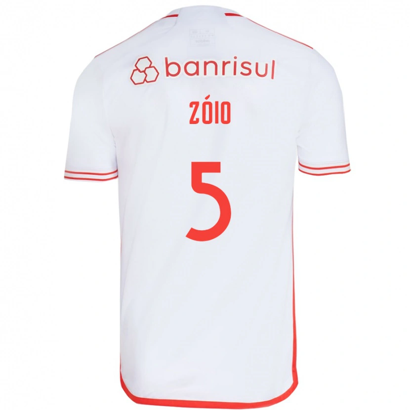 Danxen Homem Camisola Zóio #5 Branco Vermelho Alternativa 2025/26 Camisa Brasil