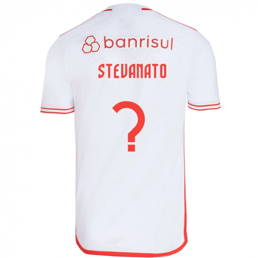 Danxen Homem Camisola Eduardo Stevanato #0 Branco Vermelho Alternativa 2025/26 Camisa Brasil