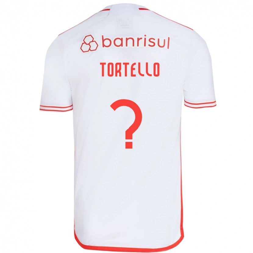 Danxen Homem Camisola Tortello #0 Branco Vermelho Alternativa 2025/26 Camisa Brasil