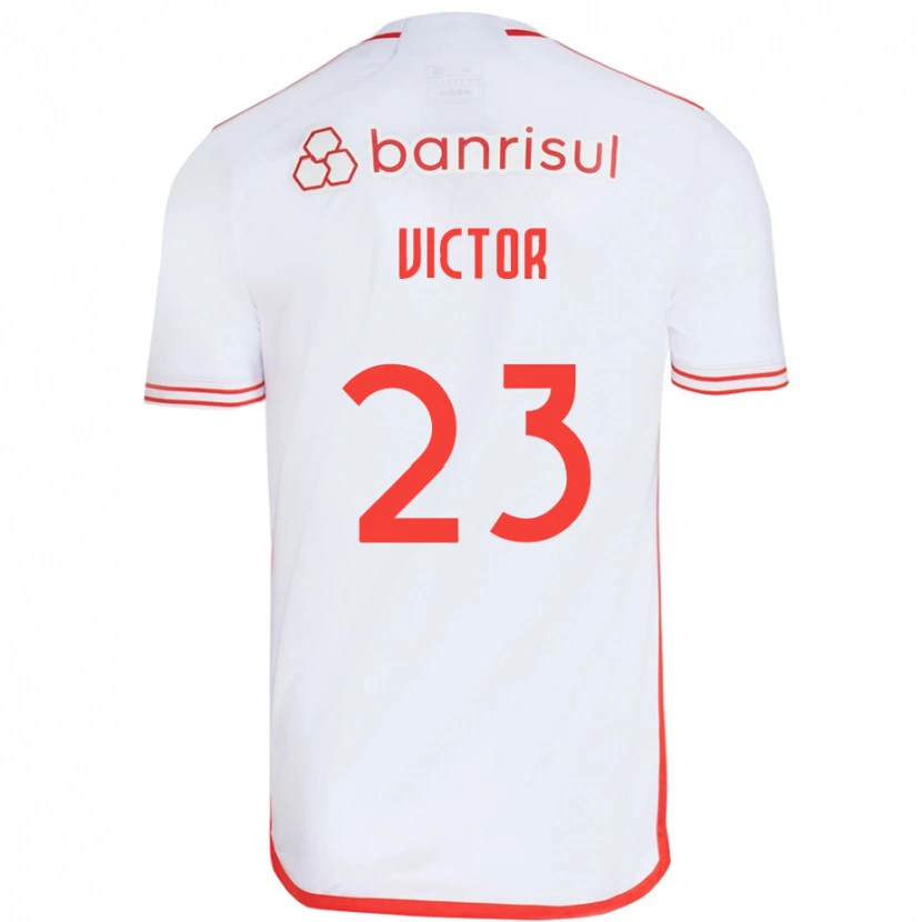 Danxen Homem Camisola Paulo Victor #23 Branco Vermelho Alternativa 2025/26 Camisa Brasil