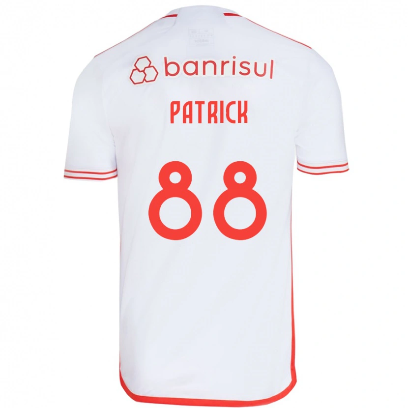 Danxen Homem Camisola Patrick #88 Branco Vermelho Alternativa 2025/26 Camisa Brasil