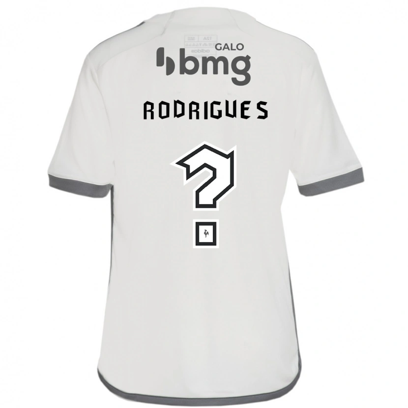 Danxen Homem Camisola Vinicius Rodrigues #0 Branco Sujo Alternativa 2025/26 Camisa Brasil