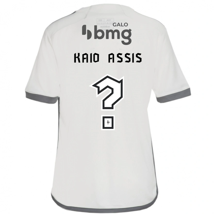 Danxen Homem Camisola Kaio Assis #0 Branco Sujo Alternativa 2025/26 Camisa Brasil