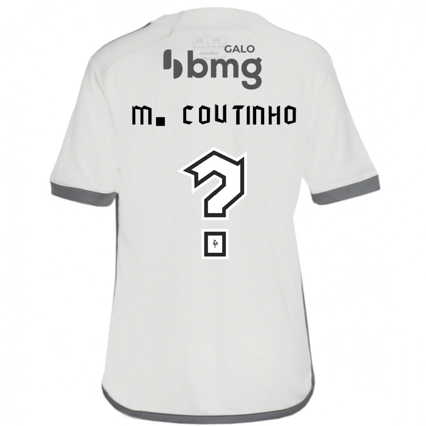 Danxen Homem Camisola Murilo Coutinho #0 Branco Sujo Alternativa 2025/26 Camisa Brasil