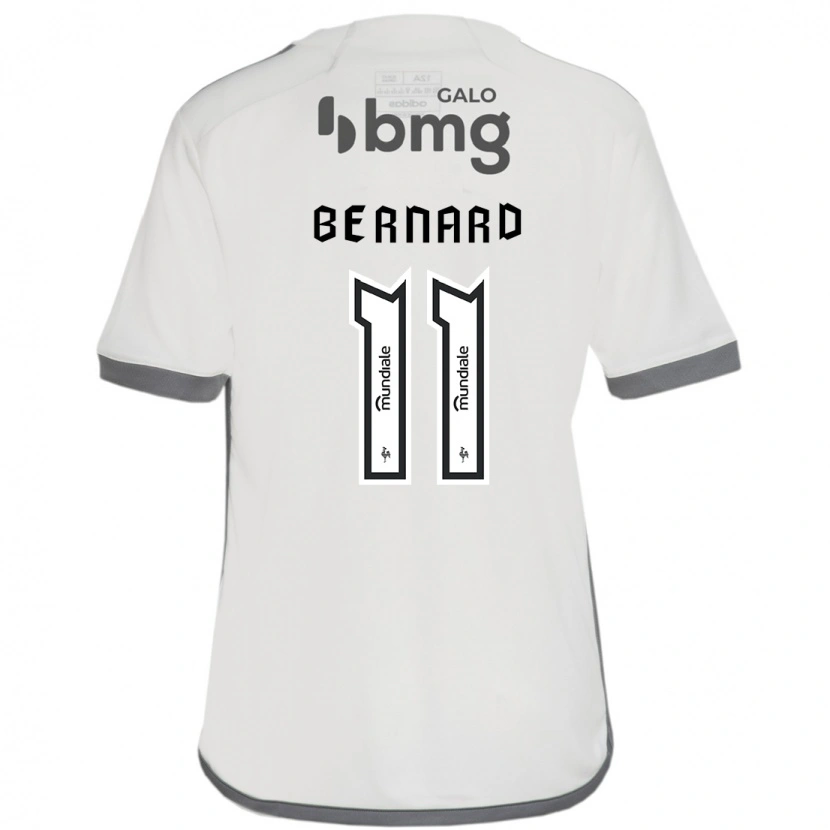 Danxen Homem Camisola Bernard #11 Branco Sujo Alternativa 2025/26 Camisa Brasil