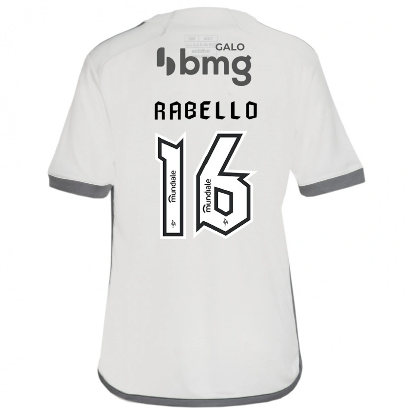 Danxen Homem Camisola Igor Rabello #16 Branco Sujo Alternativa 2025/26 Camisa Brasil