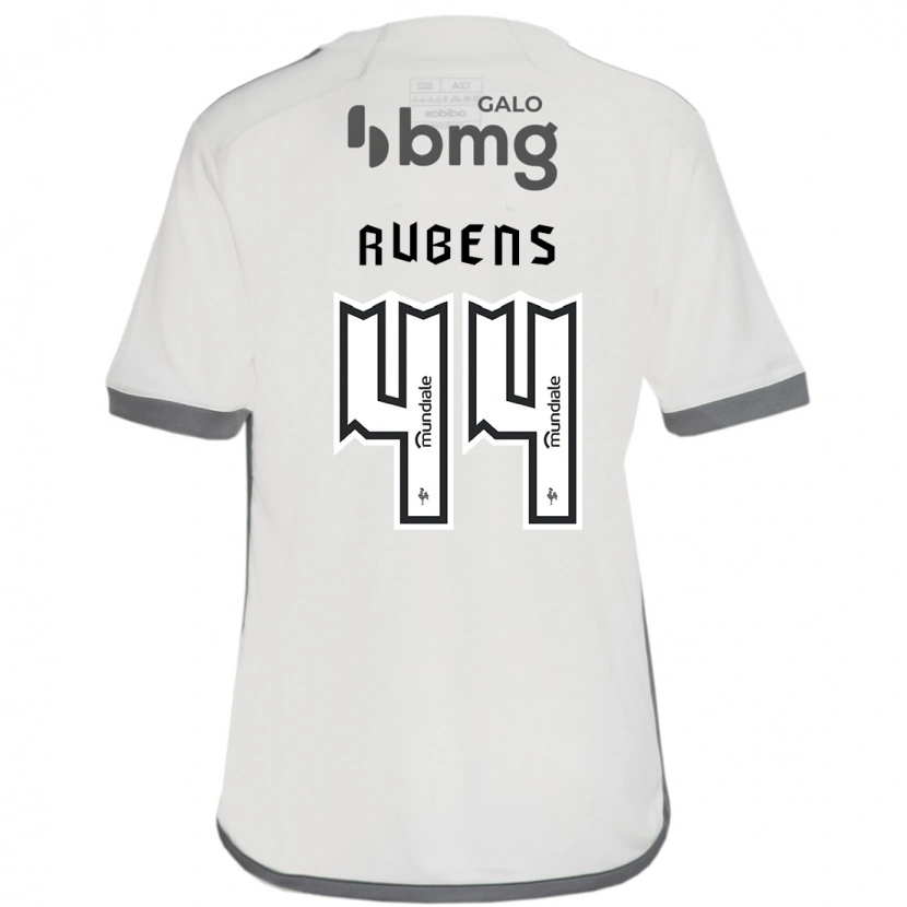 Danxen Homem Camisola Rubens #44 Branco Sujo Alternativa 2025/26 Camisa Brasil