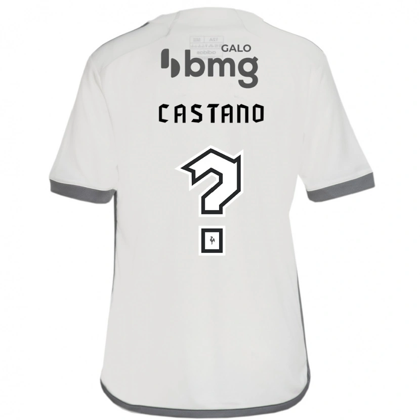 Danxen Homem Camisola Stefany Castaño #0 Branco Sujo Alternativa 2025/26 Camisa Brasil