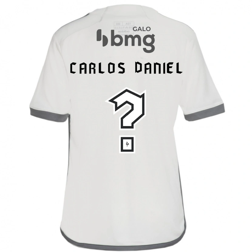 Danxen Homem Camisola Carlos Daniel #0 Branco Sujo Alternativa 2025/26 Camisa Brasil
