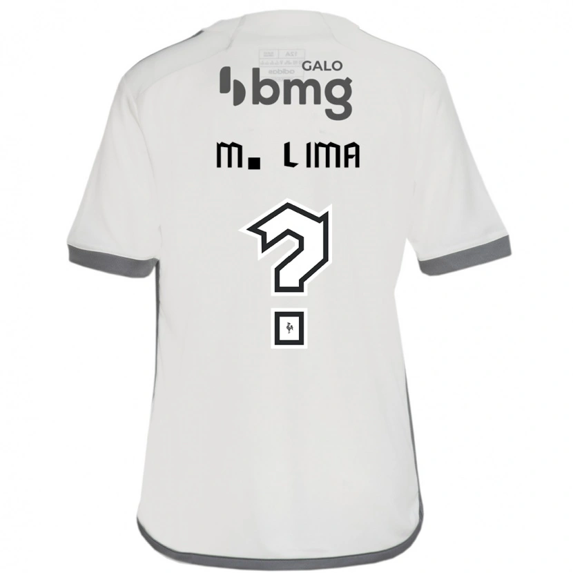 Danxen Homem Camisola Matheus Lima #0 Branco Sujo Alternativa 2025/26 Camisa Brasil