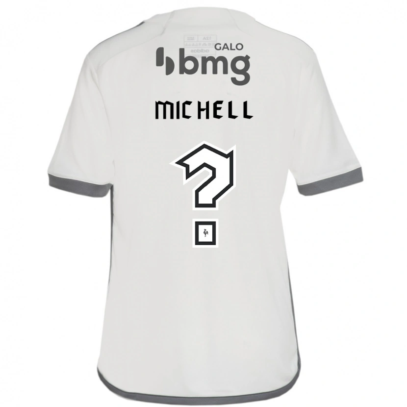 Danxen Homem Camisola Victor Michell #0 Branco Sujo Alternativa 2025/26 Camisa Brasil