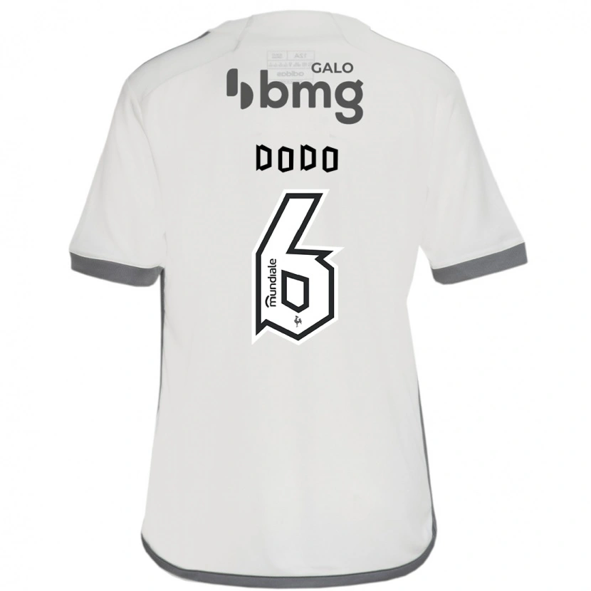 Danxen Homem Camisola Dodo #6 Branco Sujo Alternativa 2025/26 Camisa Brasil