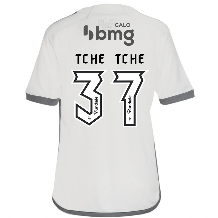 Danxen Homem Camisola Tche Tche #37 Branco Sujo Alternativa 2025/26 Camisa Brasil