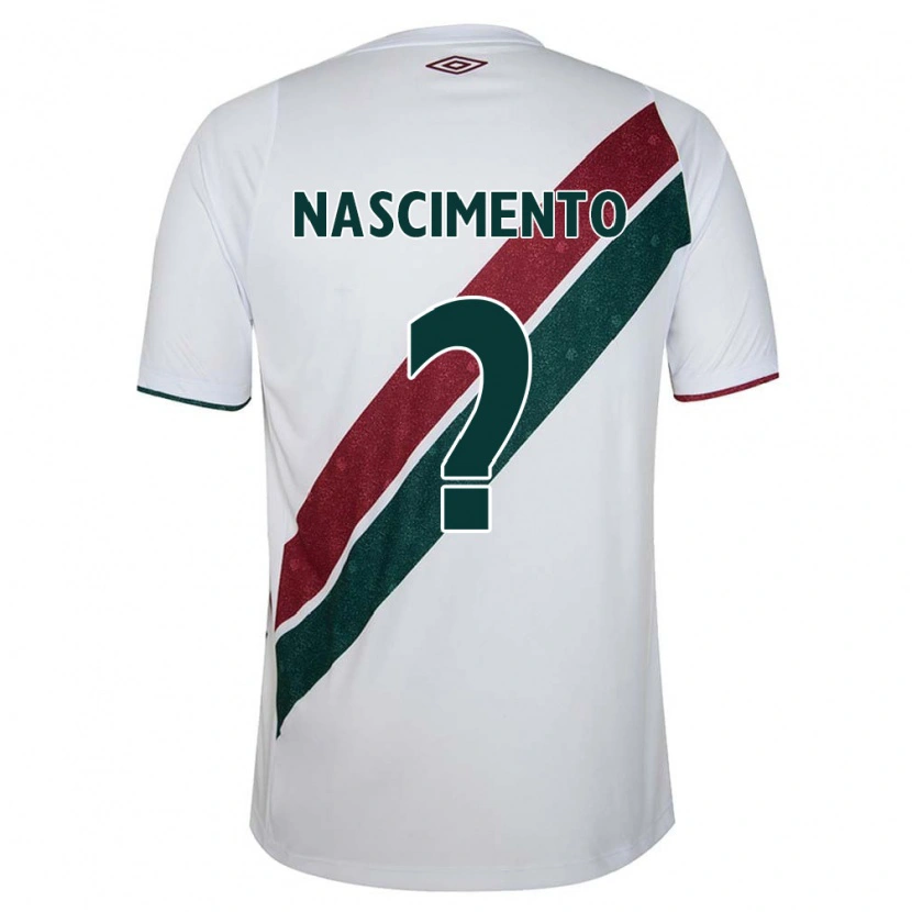Danxen Homem Camisola Hiago Nascimento #0 Branco Verde Bordô Alternativa 2025/26 Camisa Brasil