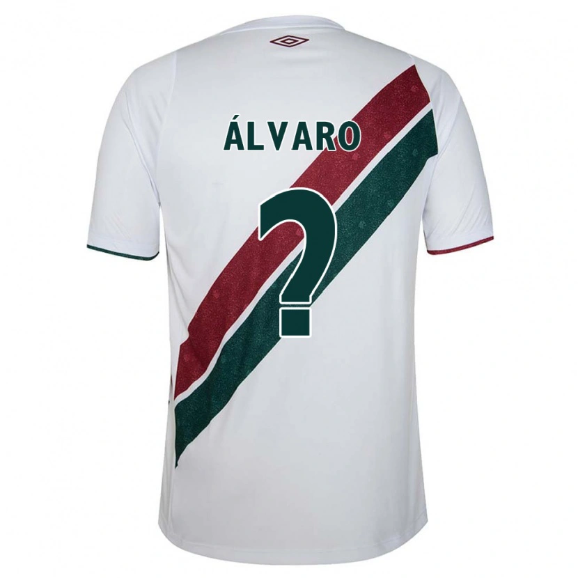 Danxen Homem Camisola Álvaro #0 Branco Verde Bordô Alternativa 2025/26 Camisa Brasil