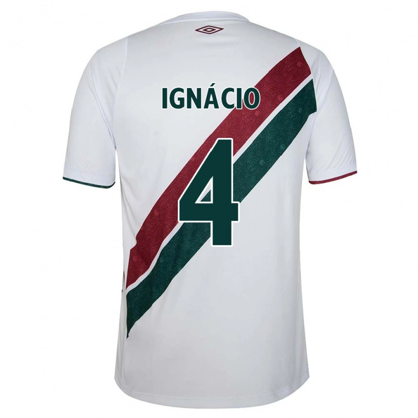 Danxen Homem Camisola Ignácio #4 Branco Verde Bordô Alternativa 2025/26 Camisa Brasil