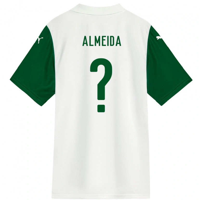 Danxen Homem Camisola Pedro Almeida #0 Branco Verde Alternativa 2025/26 Camisa Brasil