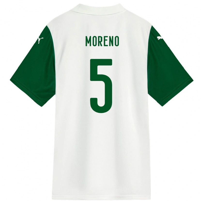 Danxen Homem Camisola Aníbal Moreno #5 Branco Verde Alternativa 2025/26 Camisa Brasil