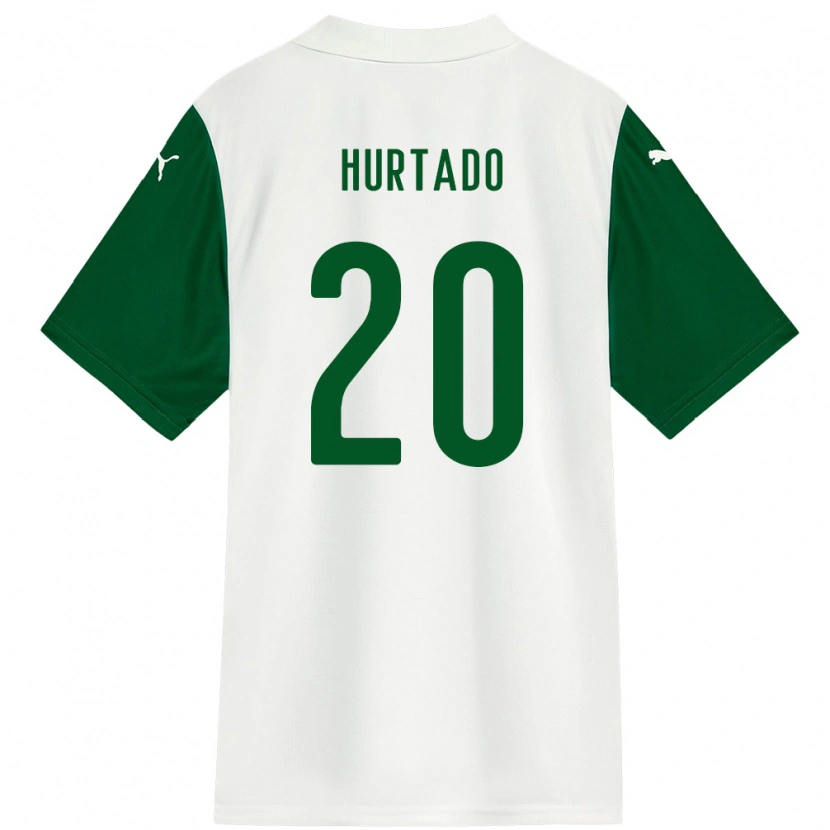 Danxen Homem Camisola Flavio Hurtado #20 Branco Verde Alternativa 2025/26 Camisa Brasil
