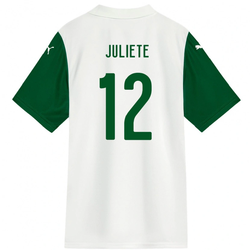 Danxen Homem Camisola Juliete #12 Branco Verde Alternativa 2025/26 Camisa Brasil