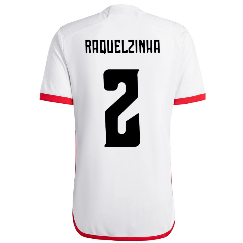 Danxen Homem Camisola Raquelzinha #2 Branco Vermelho Alternativa 2025/26 Camisa Brasil