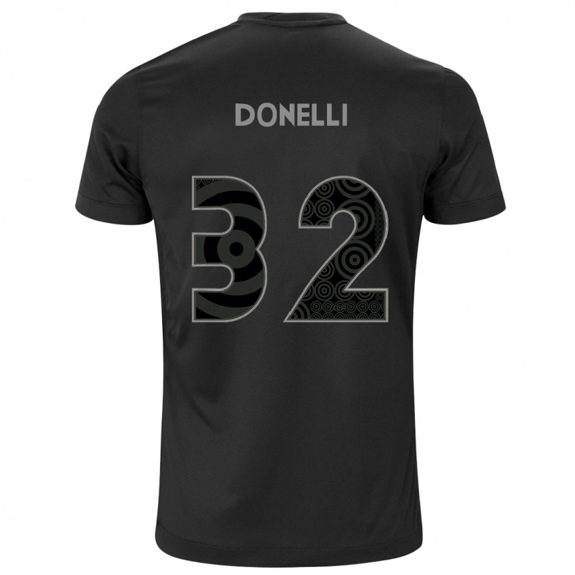 Danxen Homem Camisola Matheus Donelli #32 Preto Branco Alternativa 2025/26 Camisa Brasil