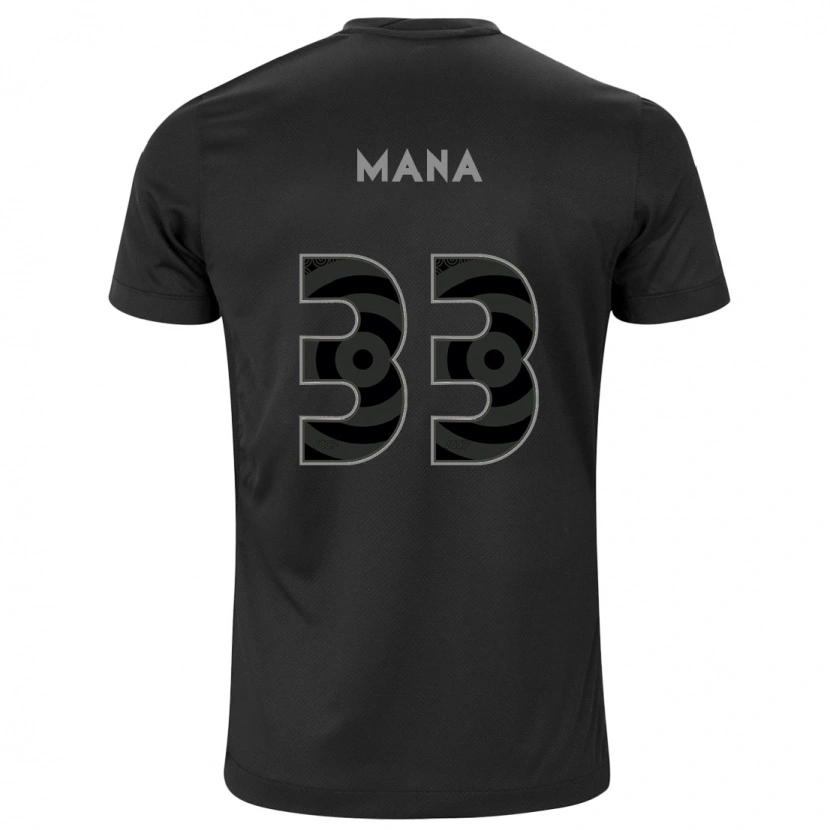 Danxen Homem Camisola Léo Mana #33 Preto Branco Alternativa 2025/26 Camisa Brasil
