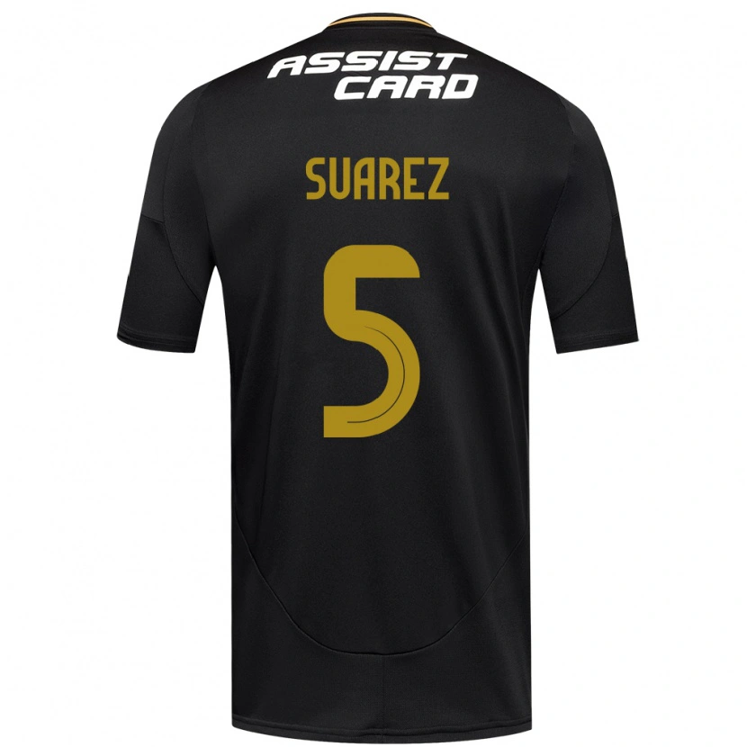 Danxen Homem Camisola Nicolás Suarez #5 Preto Branco Alternativa 2025/26 Camisa Brasil