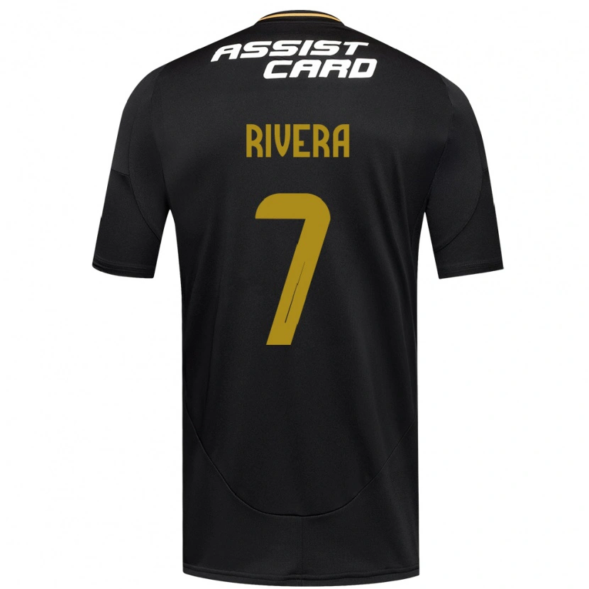 Danxen Homem Camisola Francisco Rivera #7 Preto Branco Alternativa 2025/26 Camisa Brasil