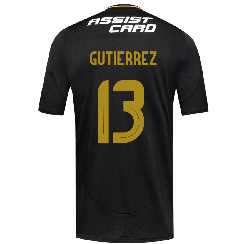 Danxen Homem Camisola Bruno Gutiérrez #13 Preto Branco Alternativa 2025/26 Camisa Brasil