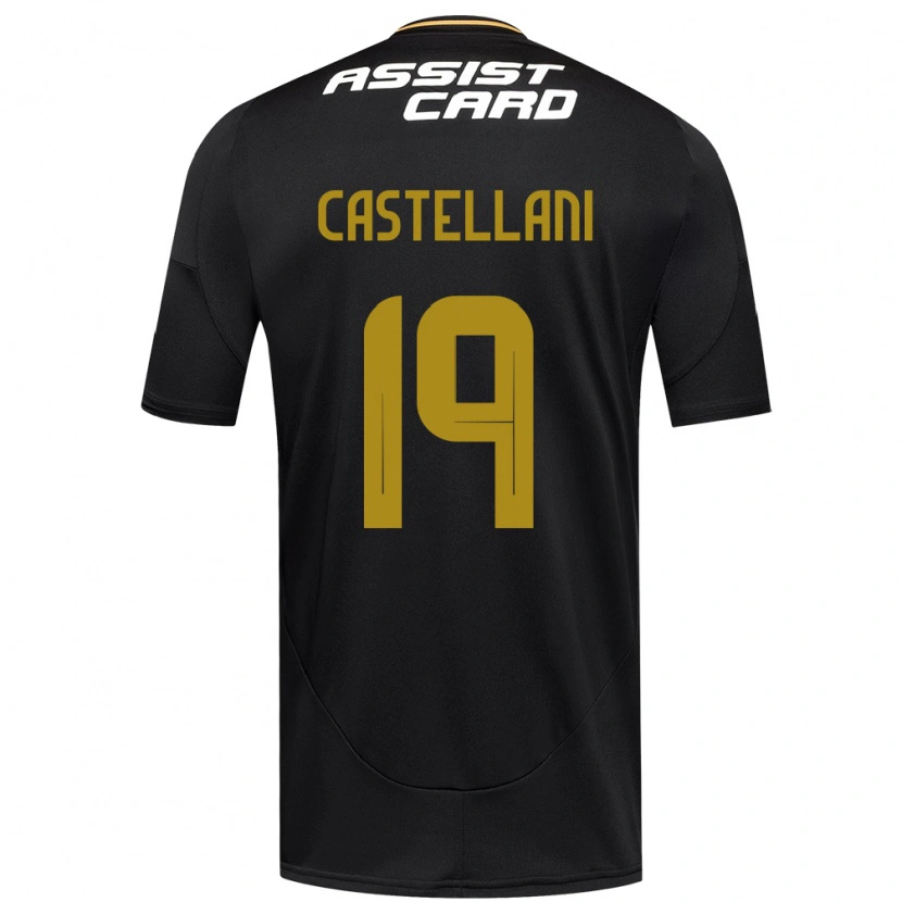 Danxen Homem Camisola Gonzalo Castellani #19 Preto Branco Alternativa 2025/26 Camisa Brasil
