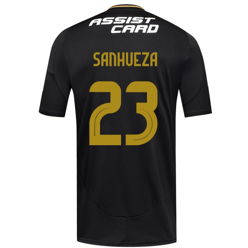 Danxen Homem Camisola Nicol Sanhueza #23 Preto Branco Alternativa 2025/26 Camisa Brasil