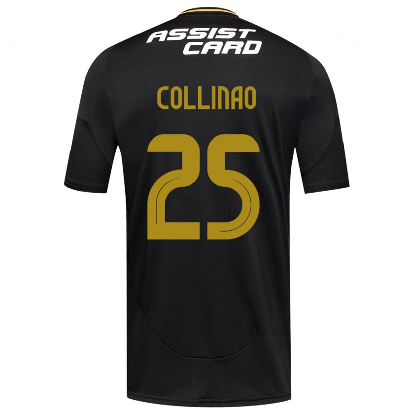 Danxen Homem Camisola Margarita Collinao #25 Preto Branco Alternativa 2025/26 Camisa Brasil
