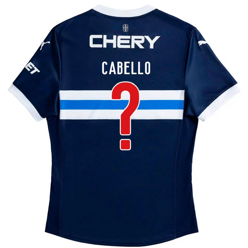 Danxen Homem Camisola Sergio Cabello #0 Azul Royal Branco Alternativa 2025/26 Camisa Brasil