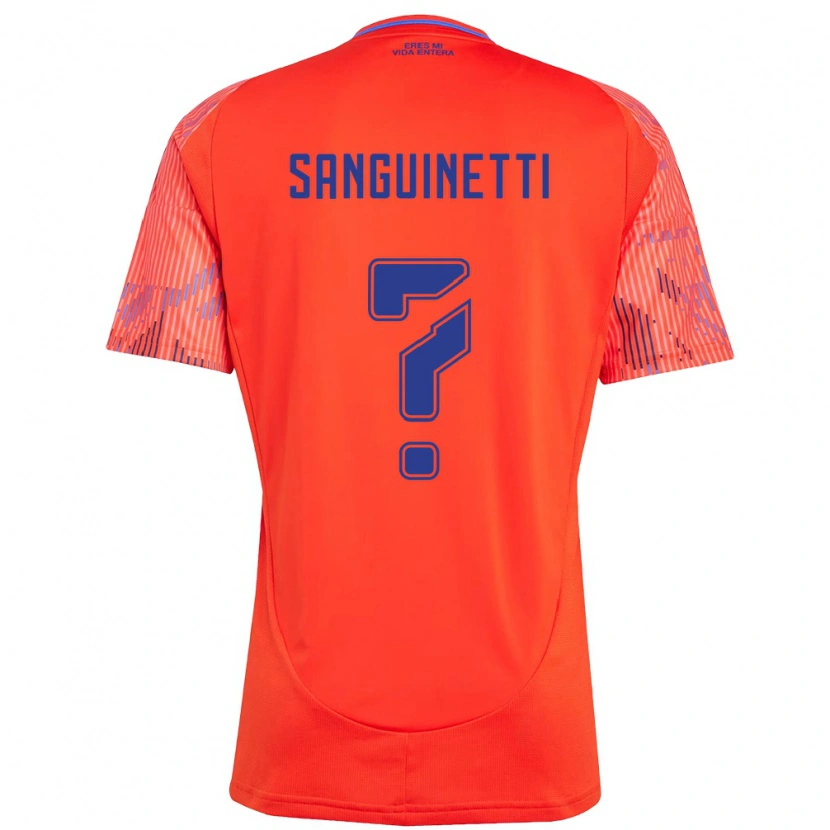 Danxen Homem Camisola Fernando Sanguinetti #0 Laranja Vermelho Alternativa 2025/26 Camisa Brasil