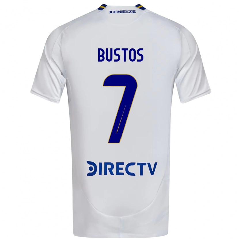 Danxen Homem Camisola Tomás Bustos #7 Branco Azul Alternativa 2025/26 Camisa Brasil