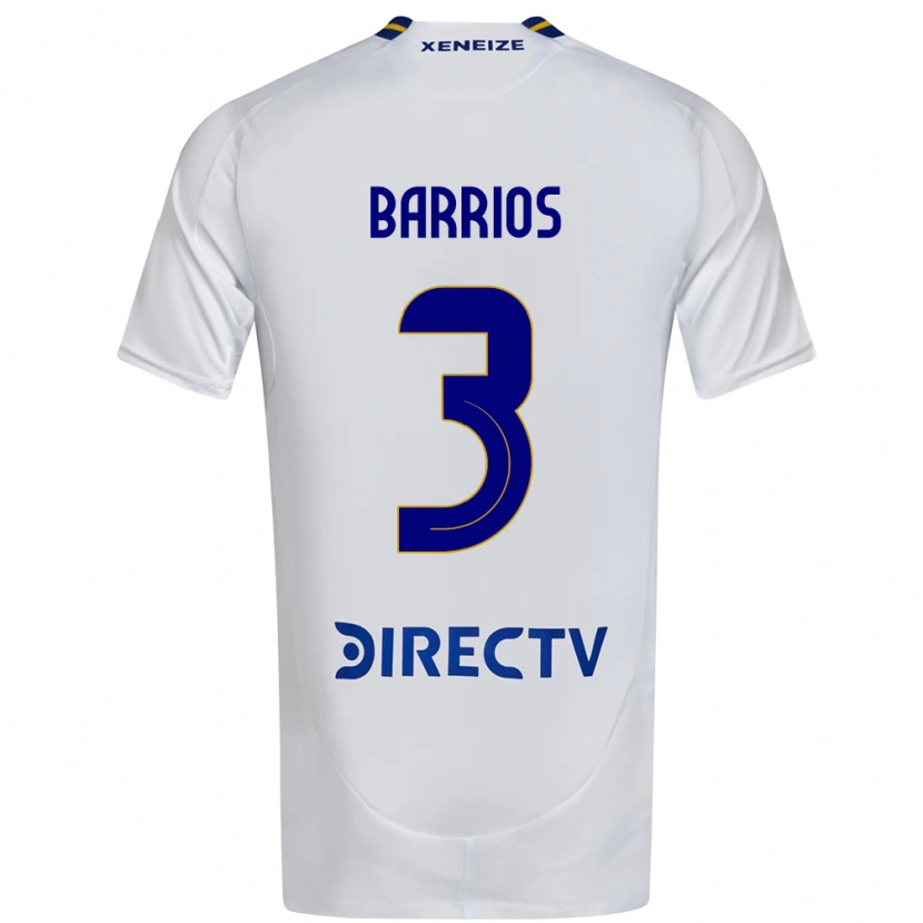 Danxen Homem Camisola Gabriela Barrios #3 Branco Azul Alternativa 2025/26 Camisa Brasil