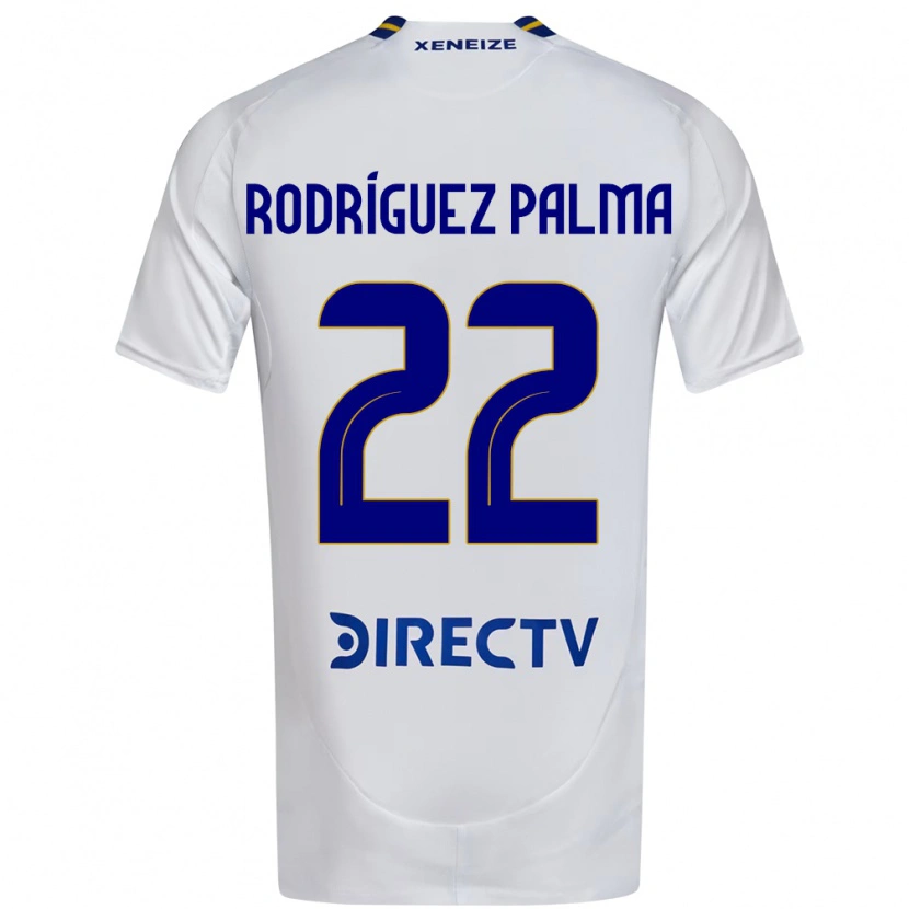 Danxen Homem Camisola Joaquina Rodríguez Palma #22 Branco Azul Alternativa 2025/26 Camisa Brasil