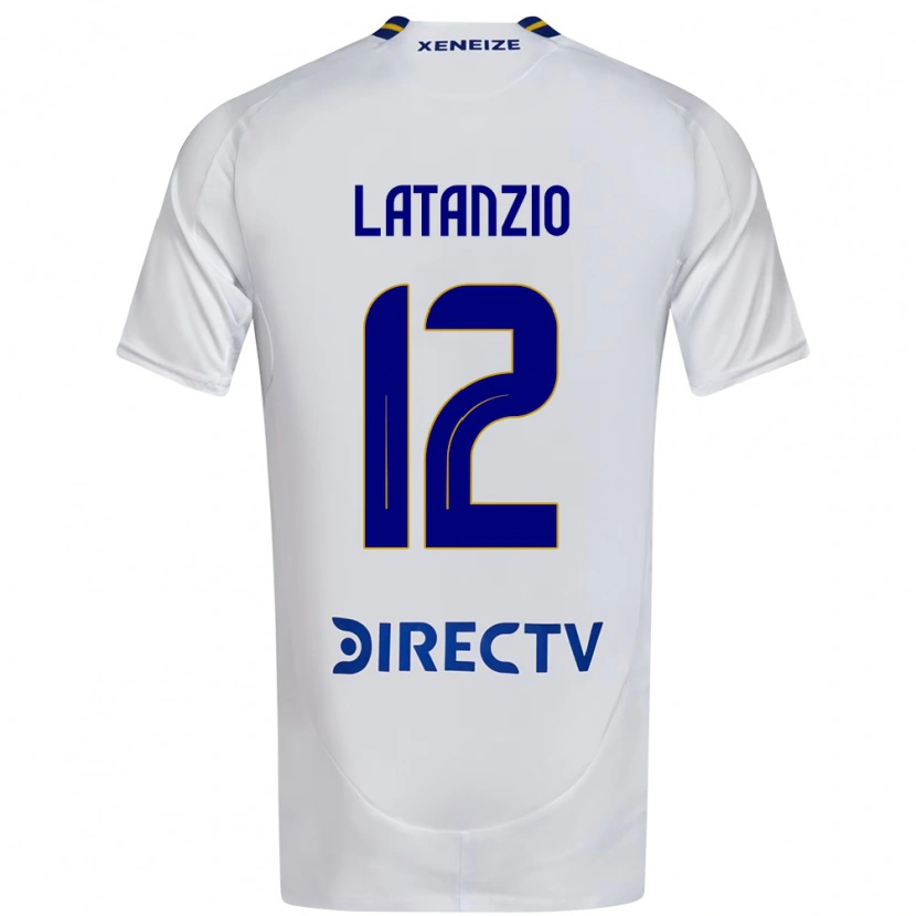 Danxen Homem Camisola Florencia Latanzio #12 Branco Azul Alternativa 2025/26 Camisa Brasil