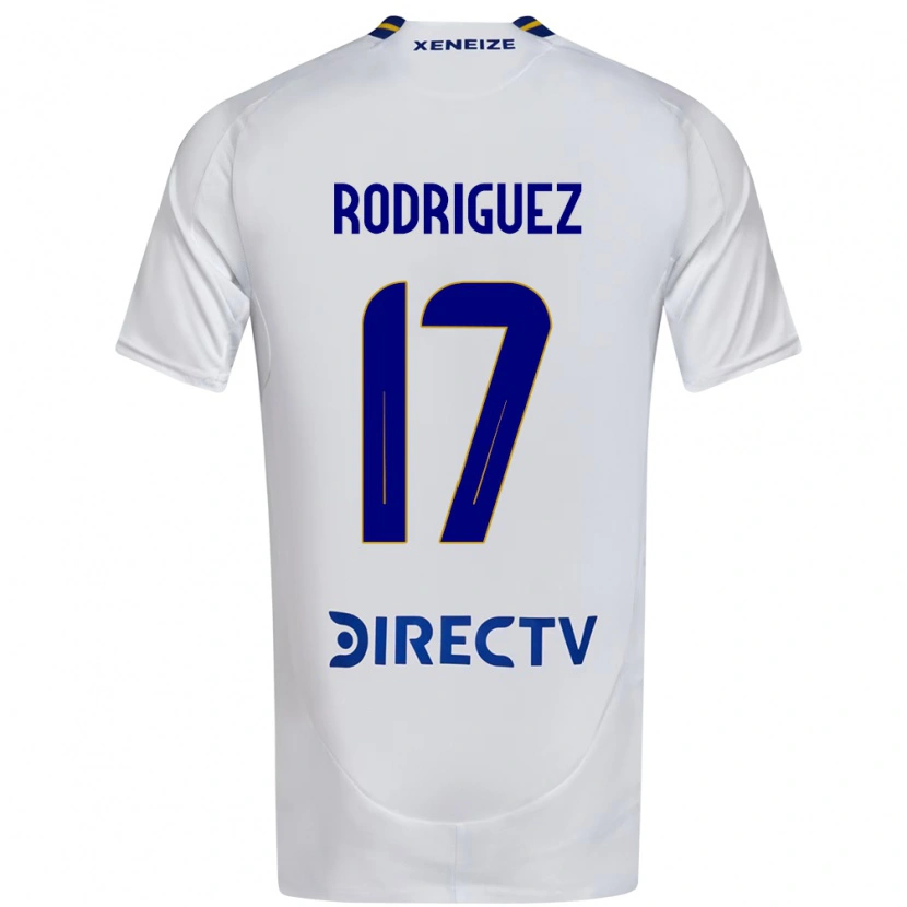 Danxen Homem Camisola Fanny Rodriguez #17 Branco Azul Alternativa 2025/26 Camisa Brasil